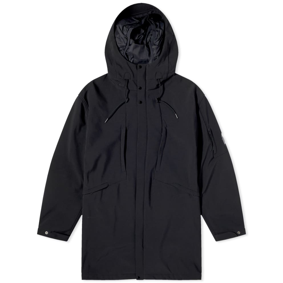 Cp Company Shell-R A/W Hooded Parka In Black