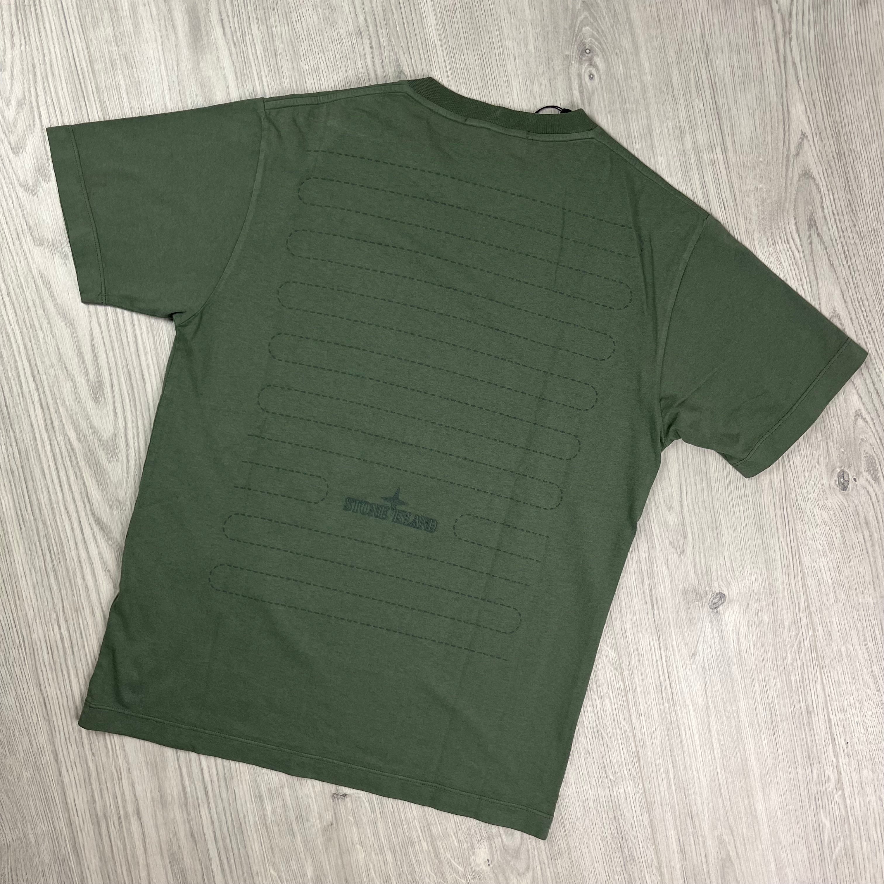 Stone Island Printed T-Shirt - Musk