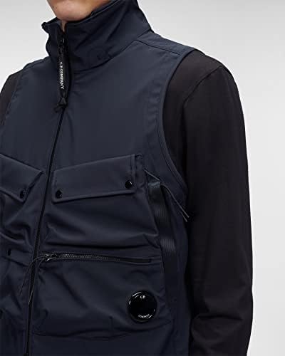 Cp Company Shell-R Lens Gilet Navy