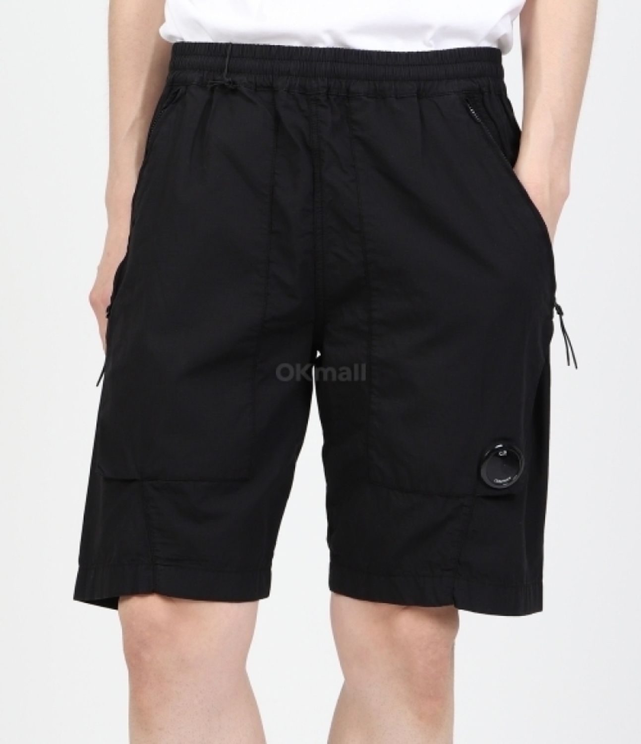 Cp Company Rip-Stop Lens Shorts in Black