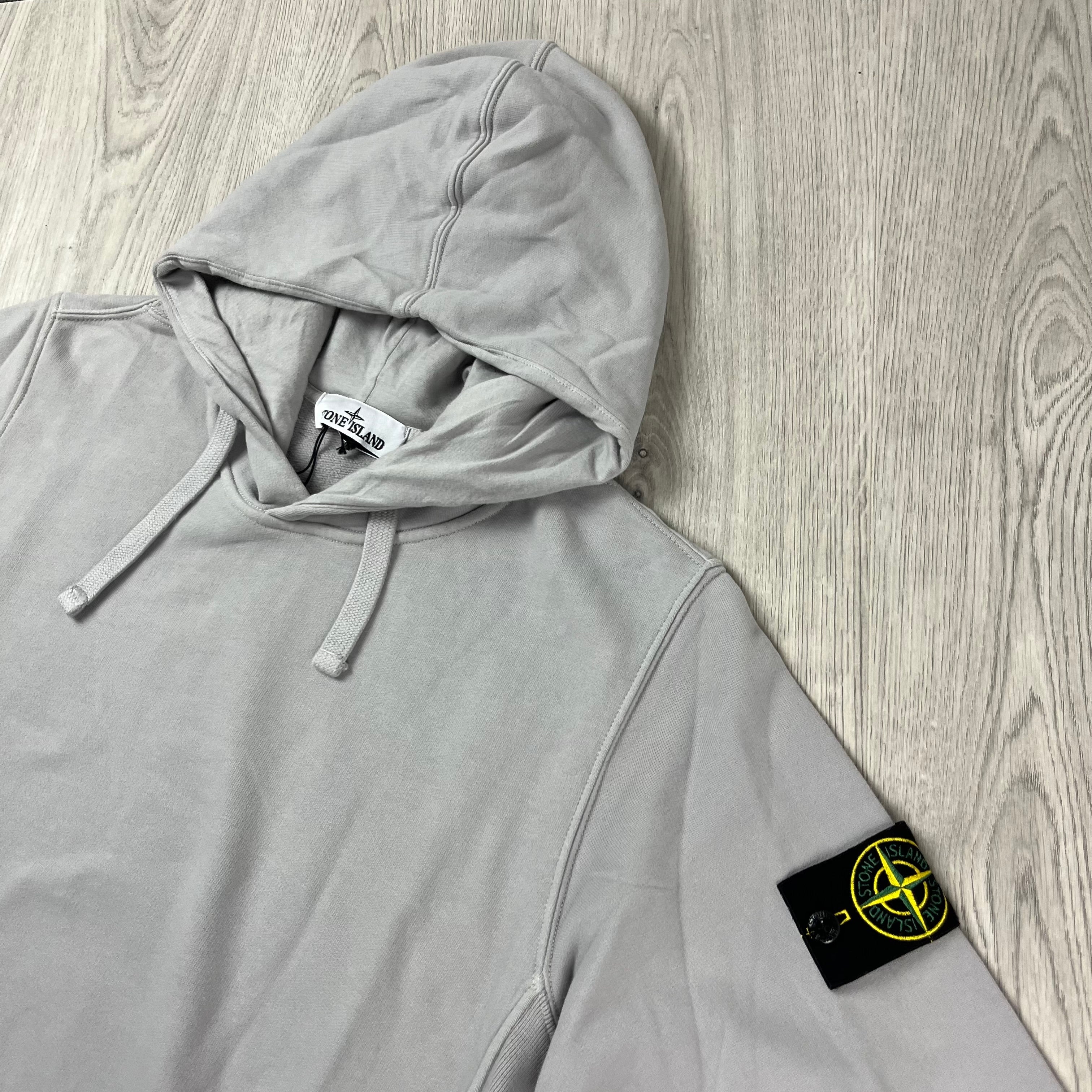 Stone Island Dyed Hoodie - Grey