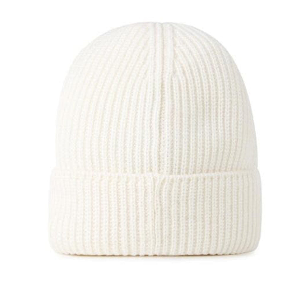 Cp Company Metropolis Series Extrafine Merino Wool Logo Beanie in White