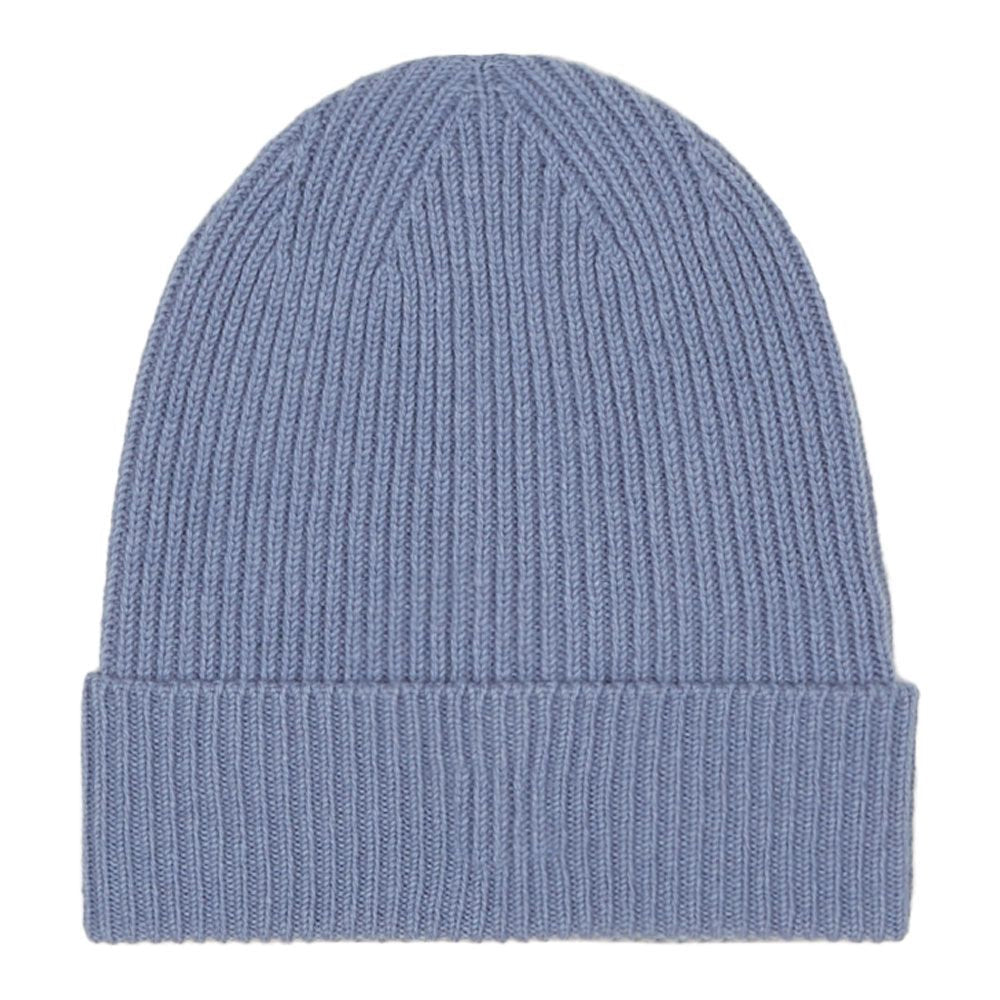 Cp Company Lambswool Patch Logo Beanie in Infinity