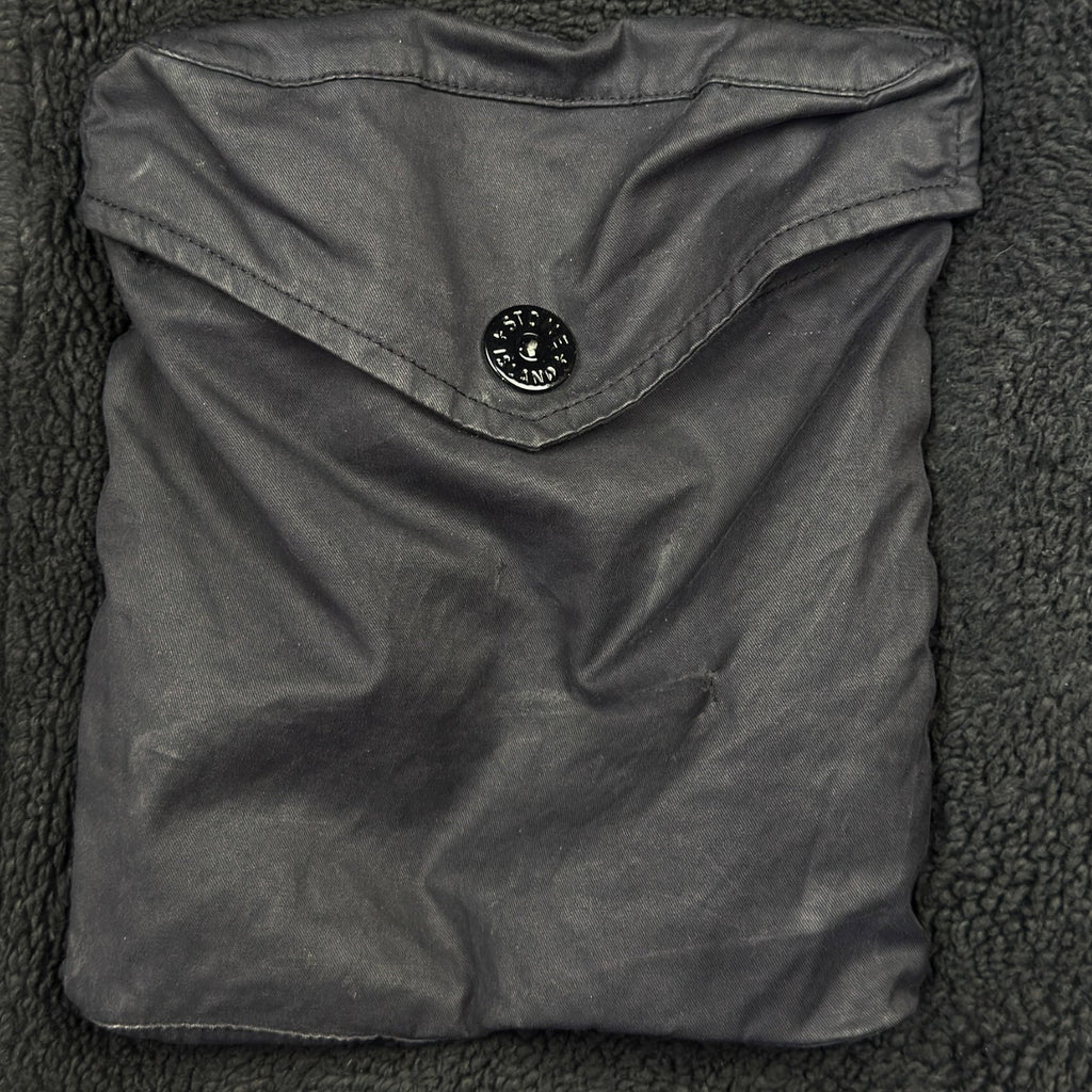 A/W 21 Stone Island Teddy Fleece Jacket - Black