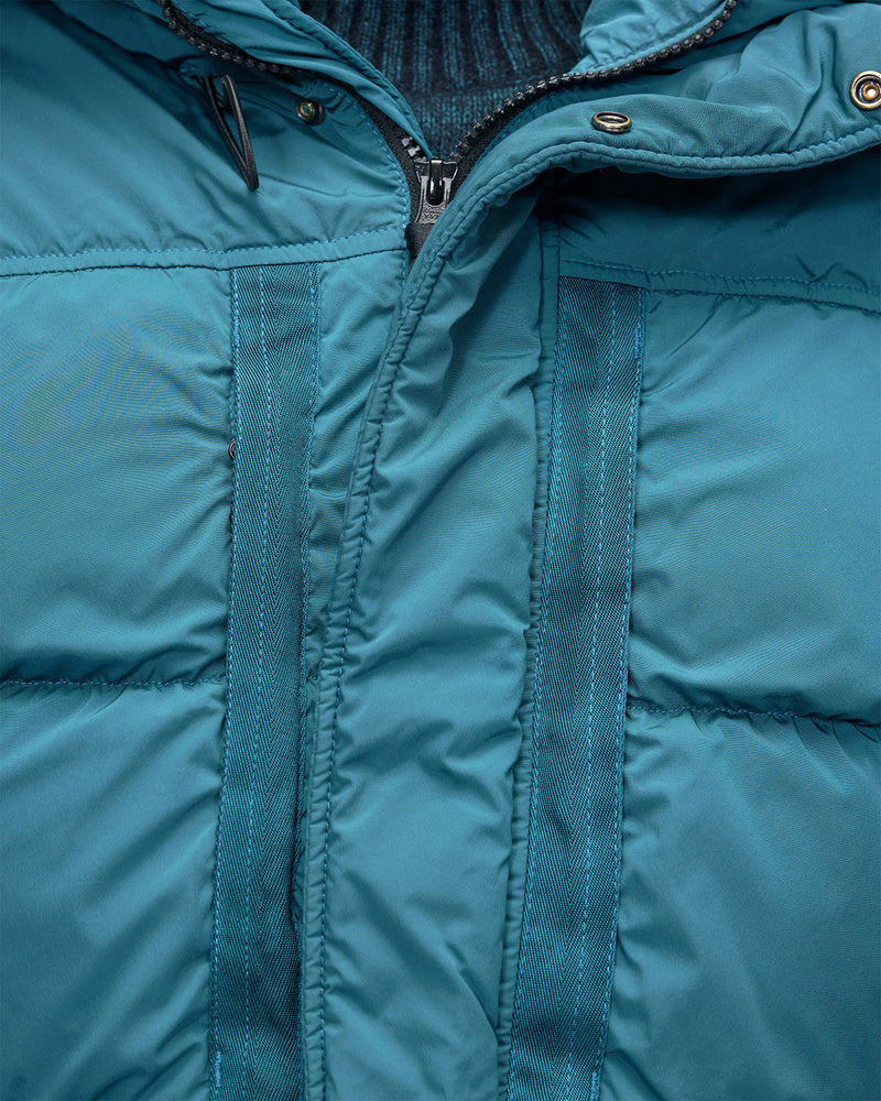 Cp Company Nycra-R Goggle Down Jacket Spruce Blue