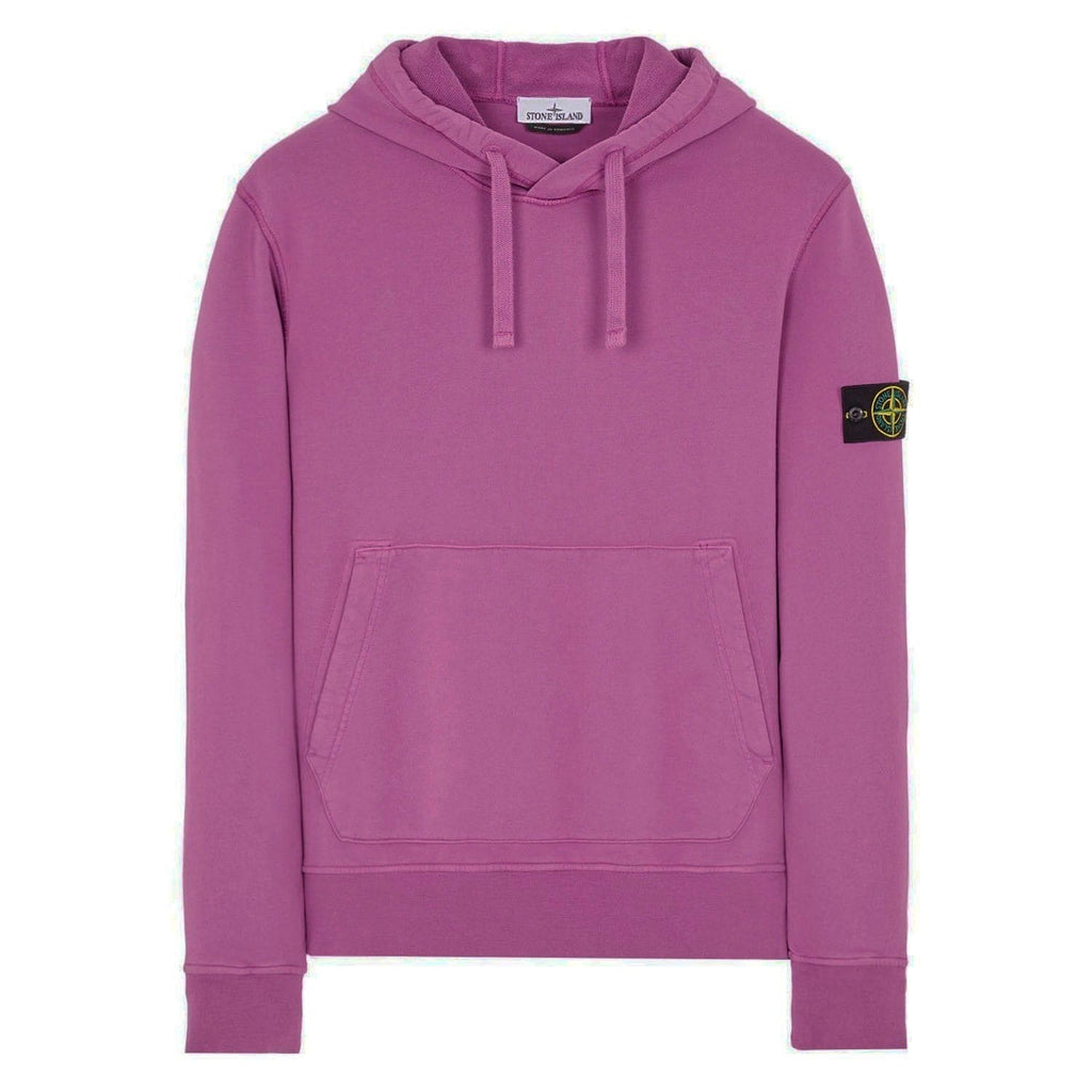 Stone Island Overhead Hoodie In Purple