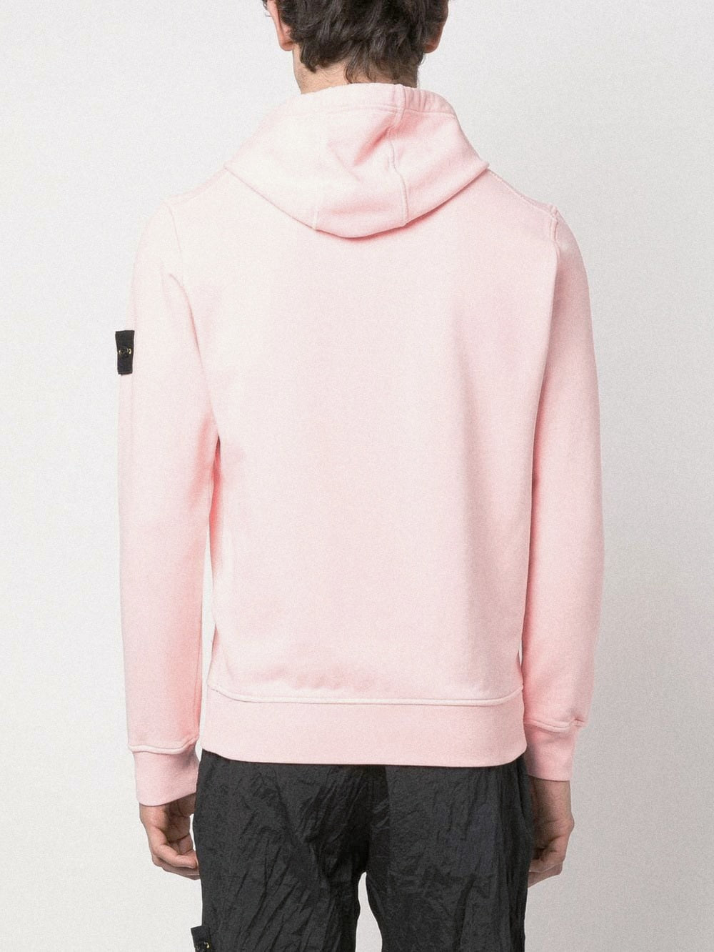 Stone Island Overhead Hoodie In Light Pink