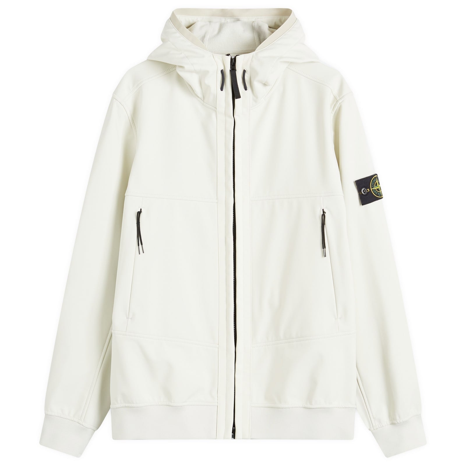 Stone Island Soft Shell-R A/W Jacket In Stucco