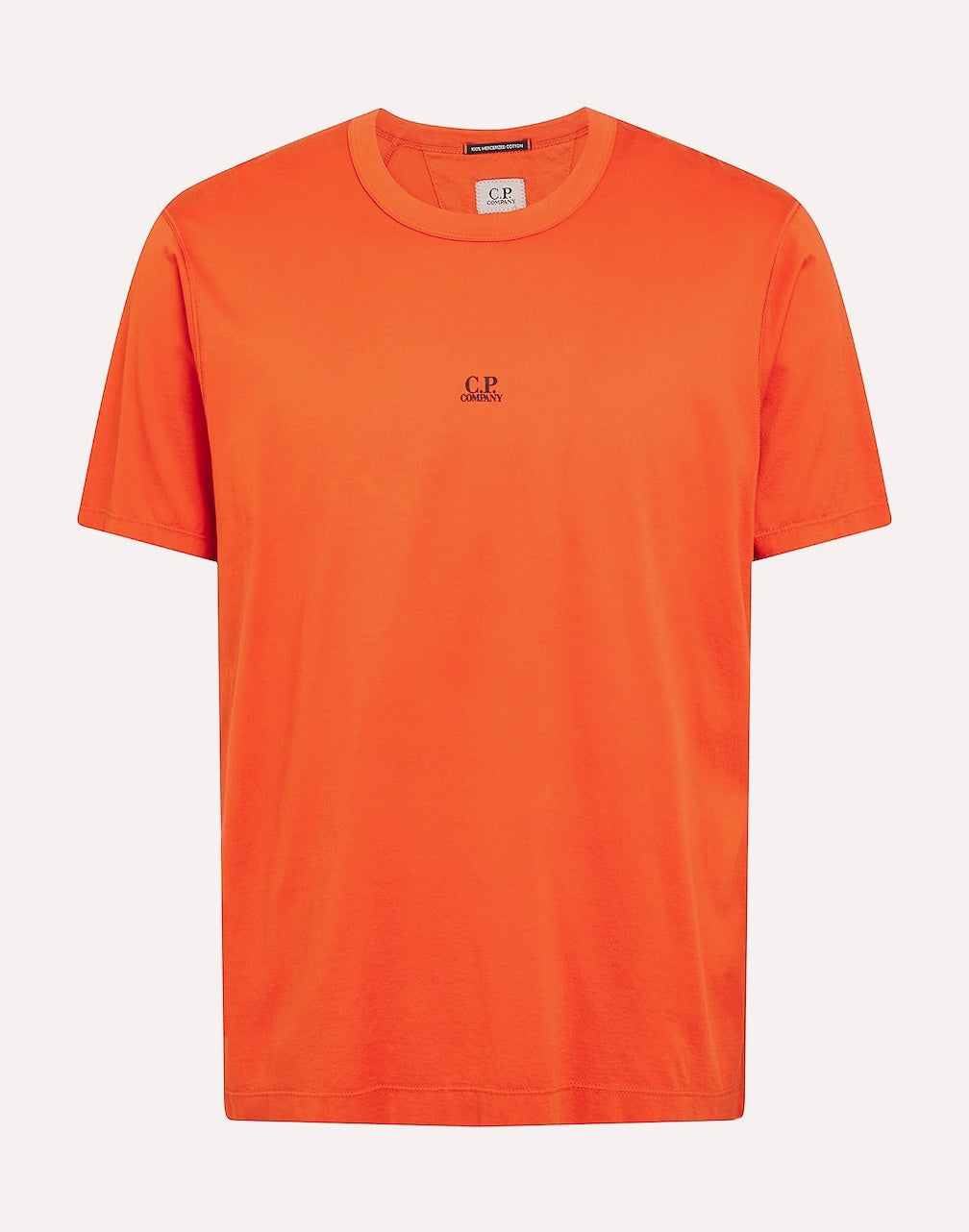 Cp Company Light Jersey 70/2 Mercerized Cotton T-Shirt in Gold Flame