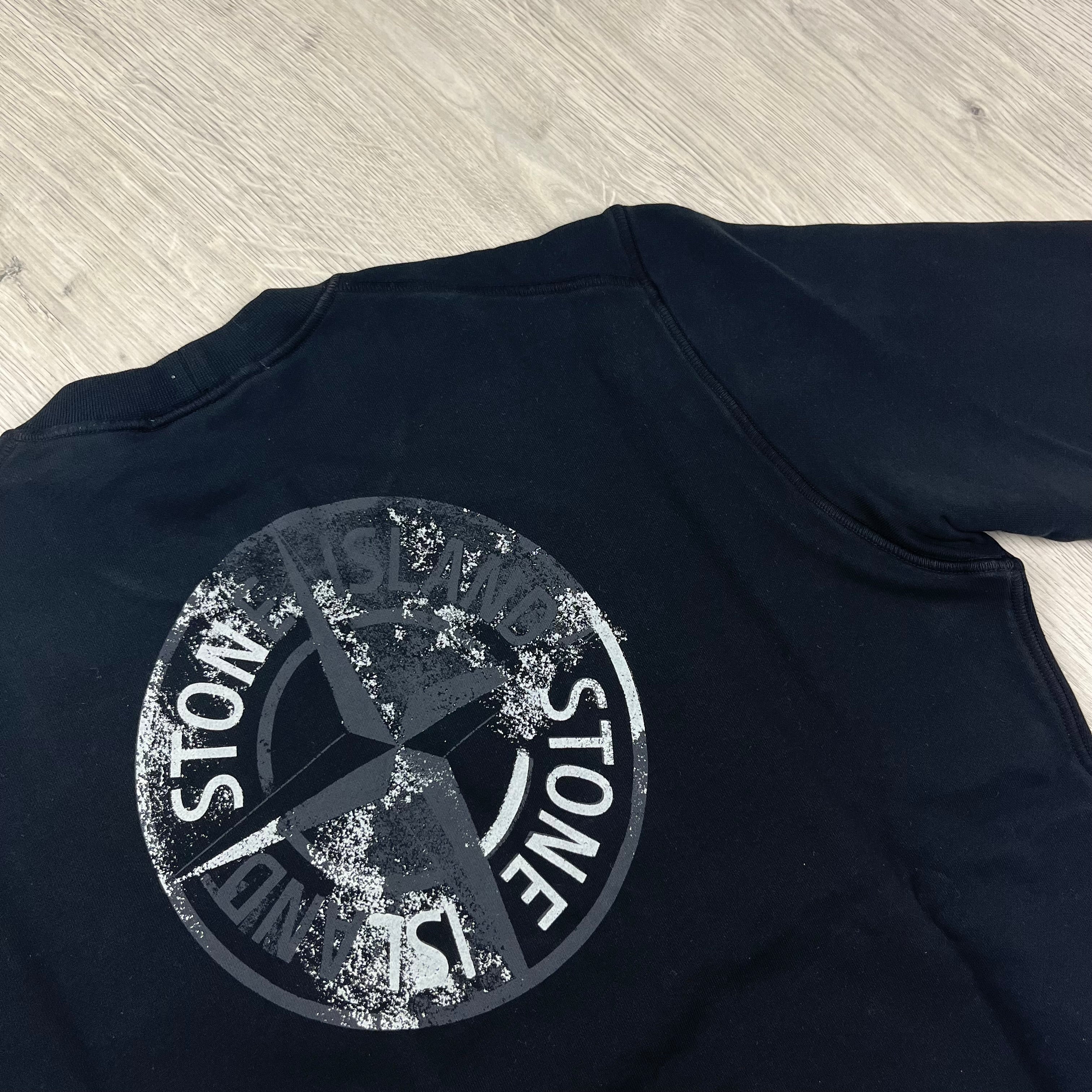 Stone Island Reflective Sweatshirt - Black